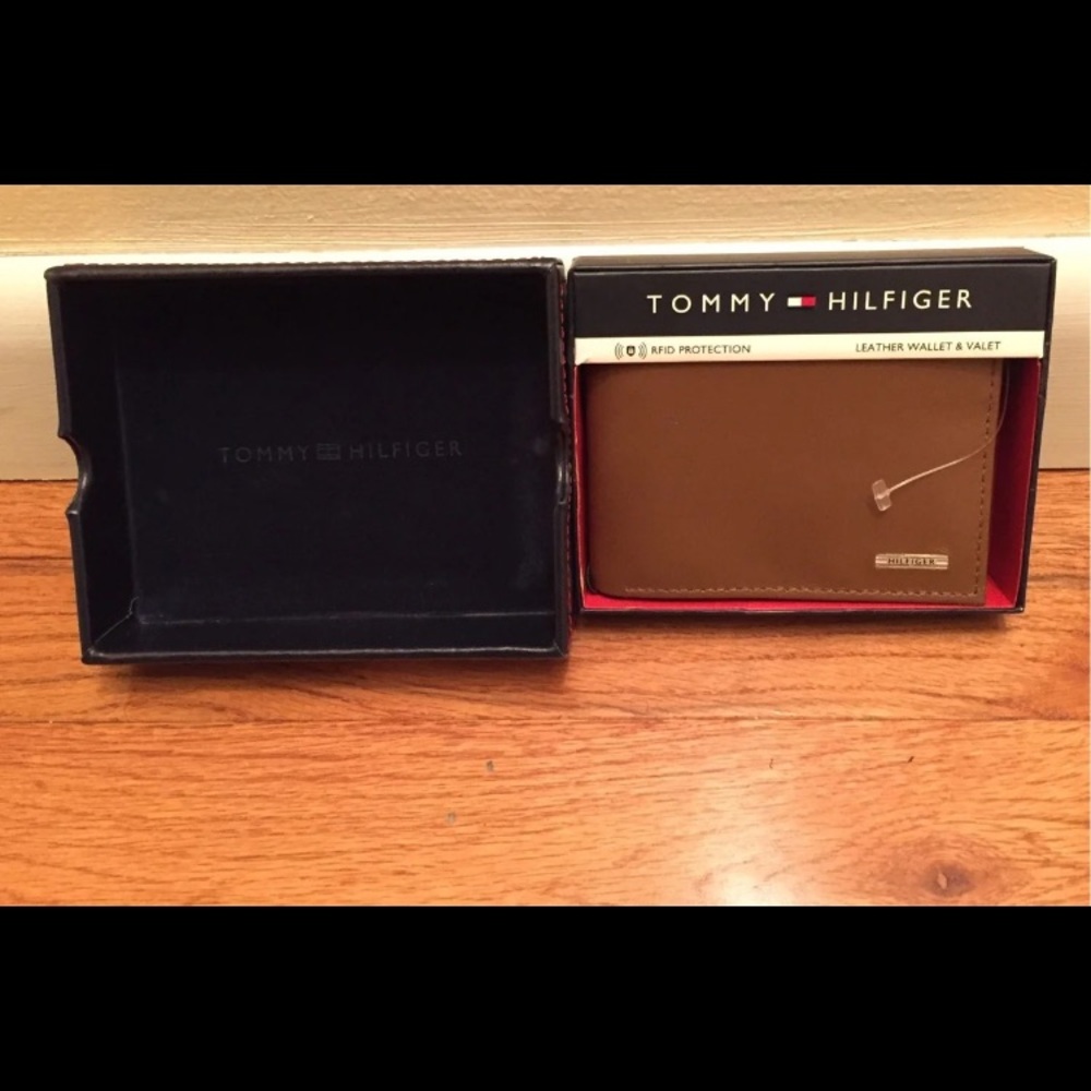 Brown Tommy Hilfiger Wallet.